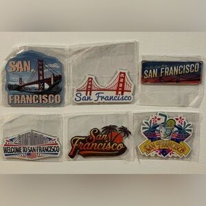 San Francisco Landmark Refrigerator magnet Set (19 total)